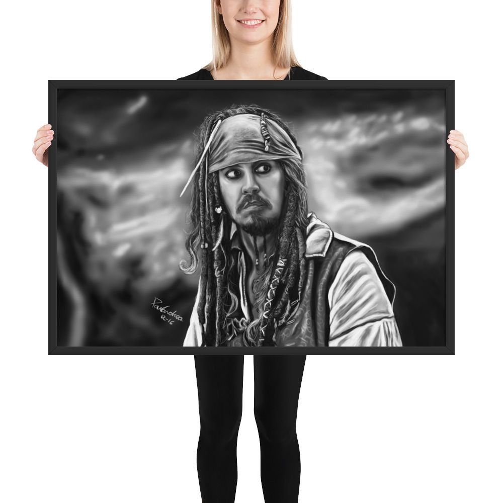 Framed poster Scared Jack Sparrow - Image 11
