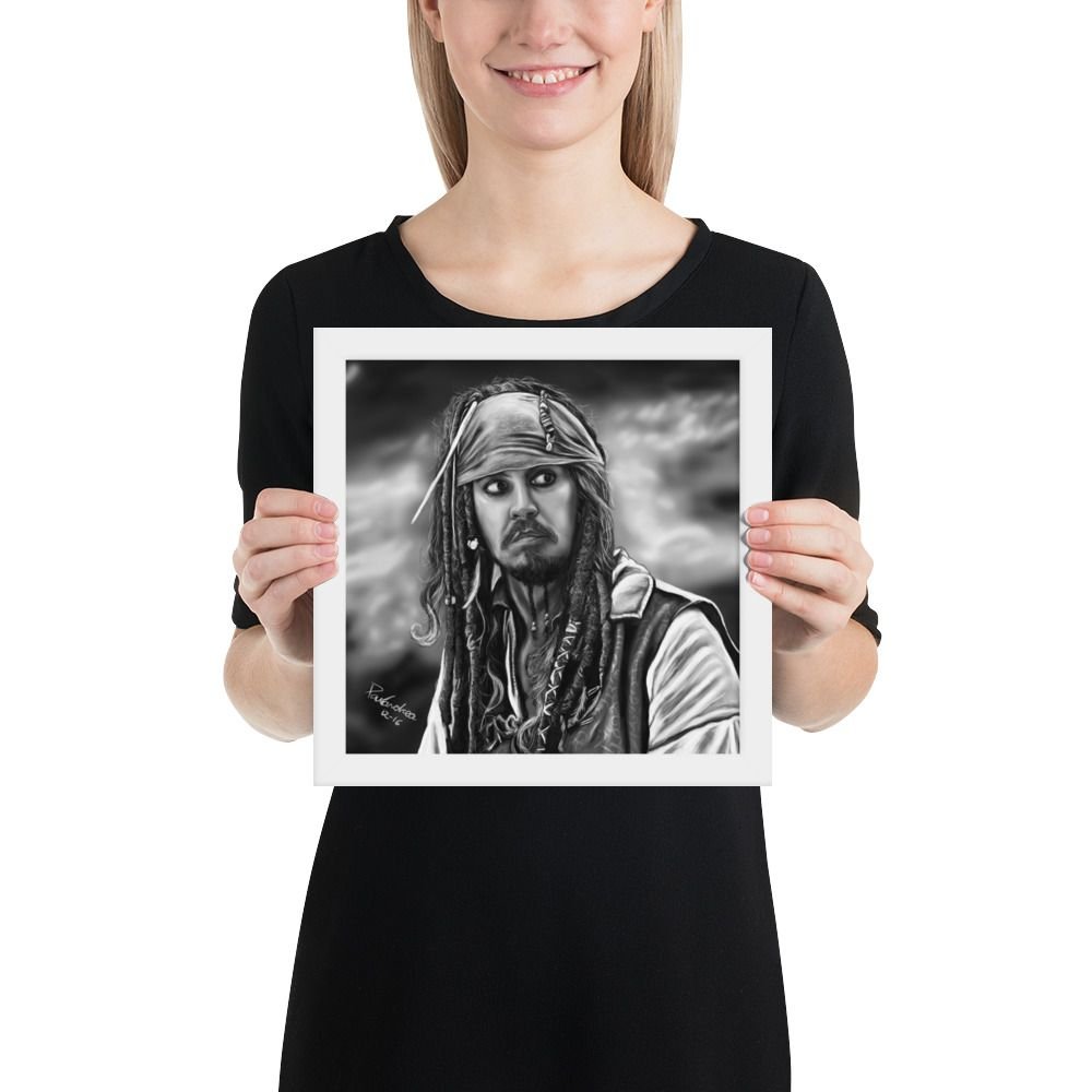 Framed poster Scared Jack Sparrow - Image 13