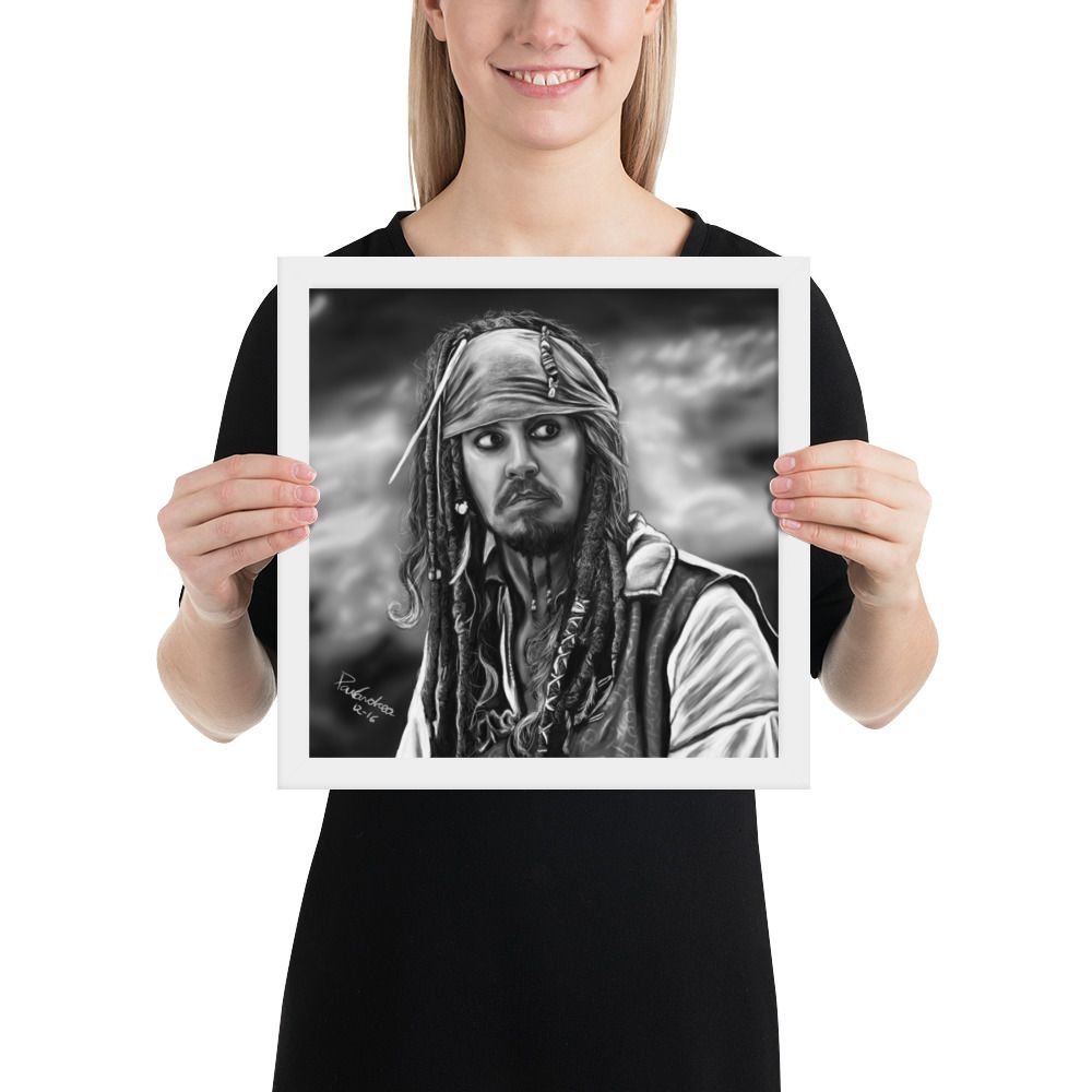 Framed poster Scared Jack Sparrow - Image 14