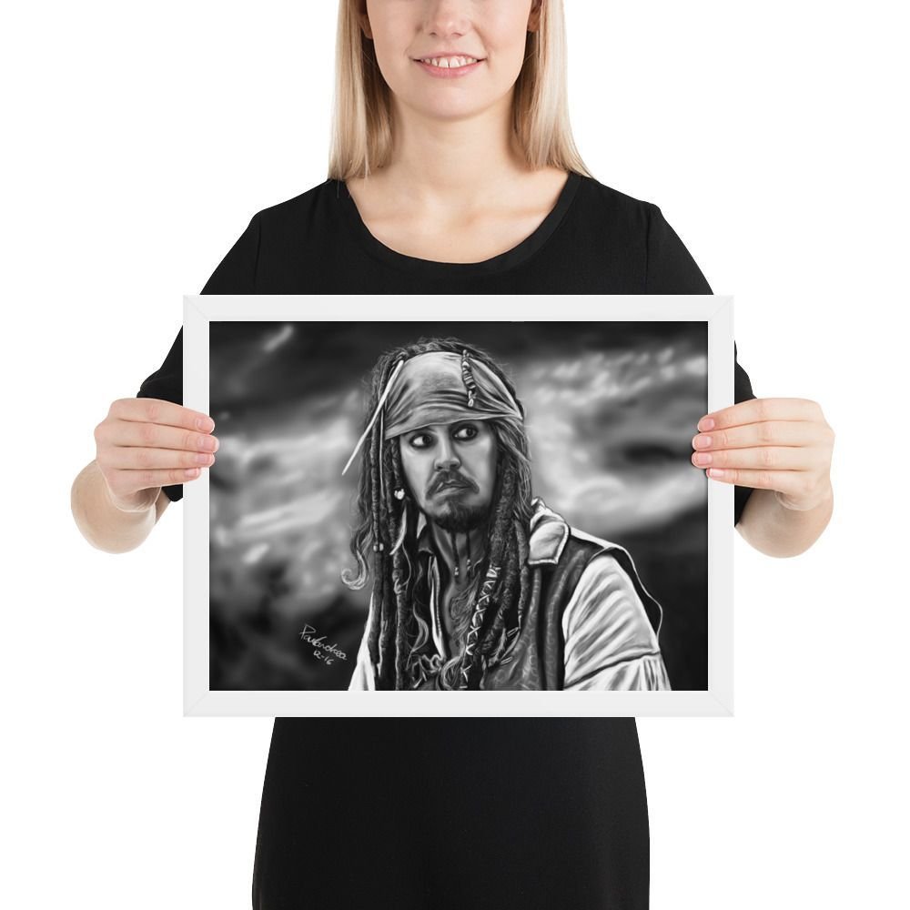 Framed poster Scared Jack Sparrow - Image 15