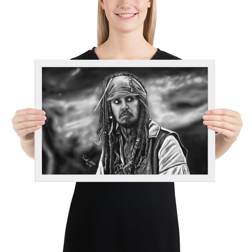 Framed poster Scared Jack Sparrow - Image 16