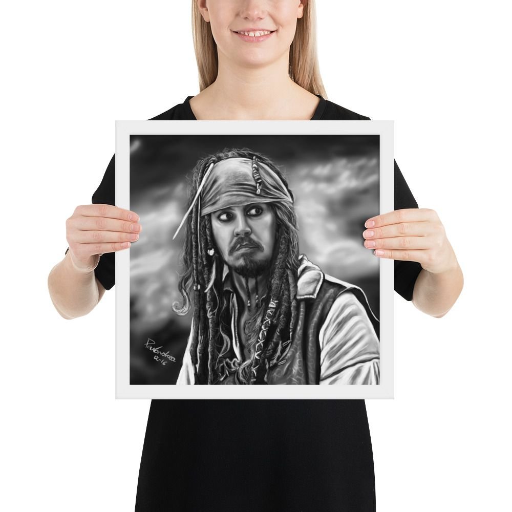 Framed poster Scared Jack Sparrow - Image 17