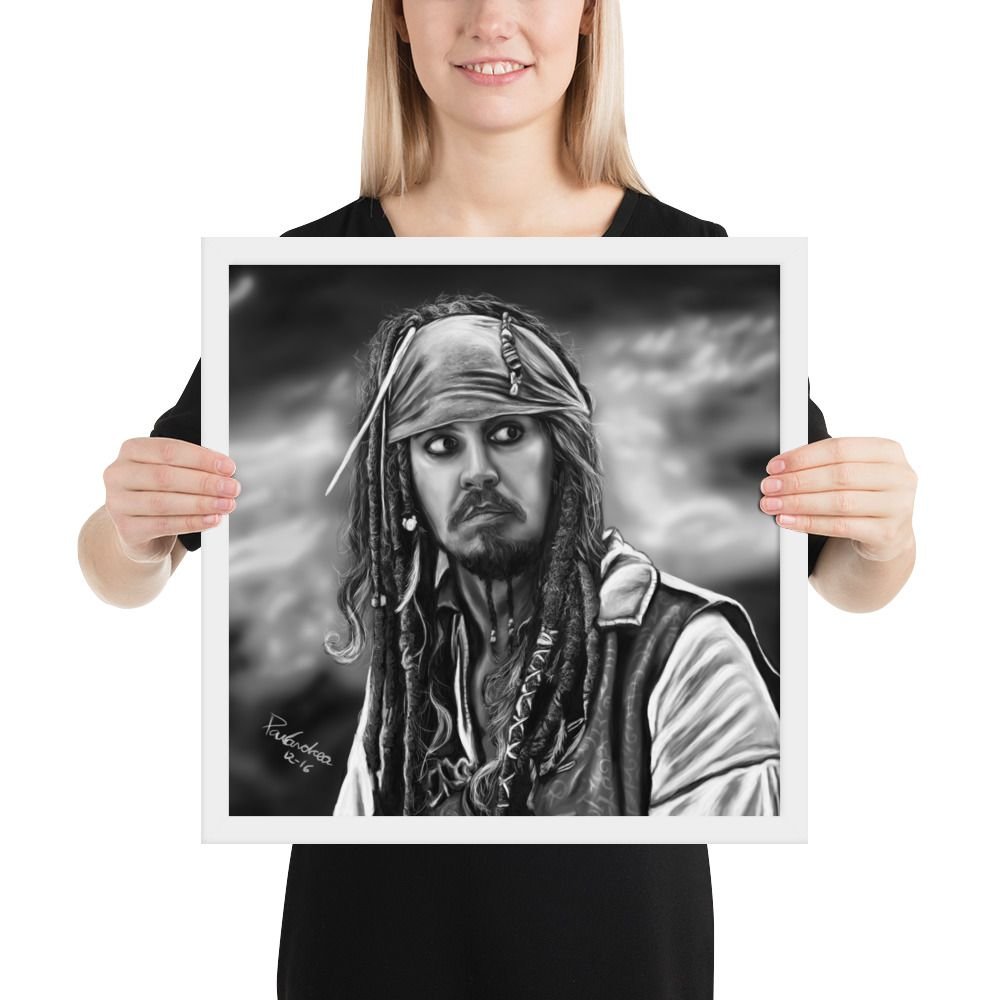 Framed poster Scared Jack Sparrow - Image 18