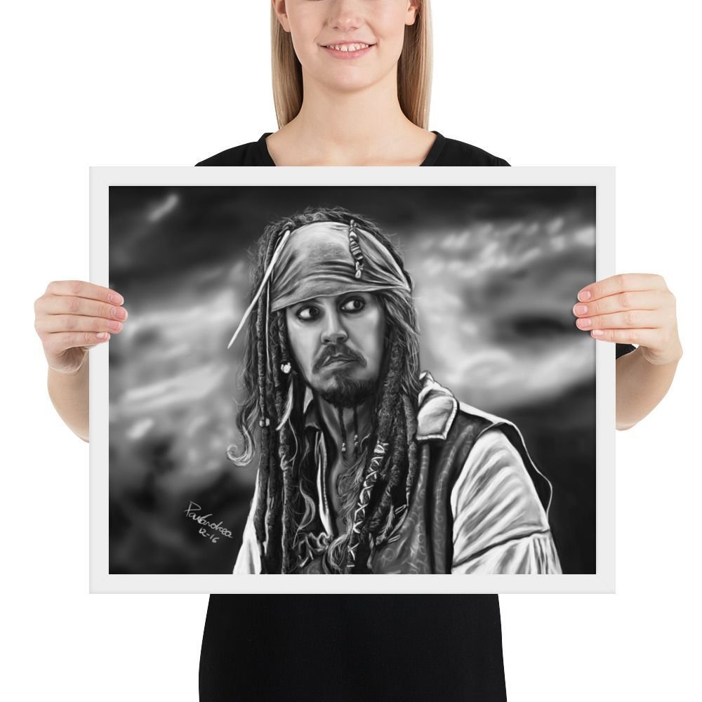 Framed poster Scared Jack Sparrow - Image 19