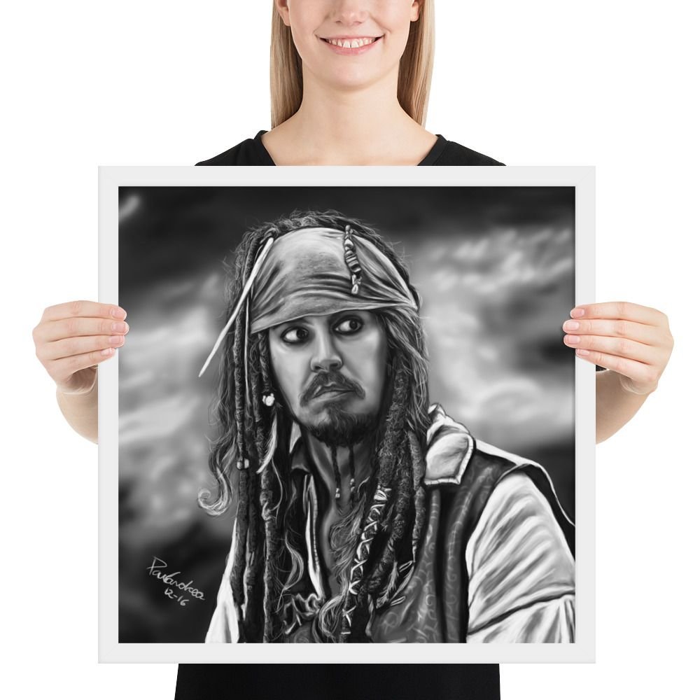 Framed poster Scared Jack Sparrow - Image 20
