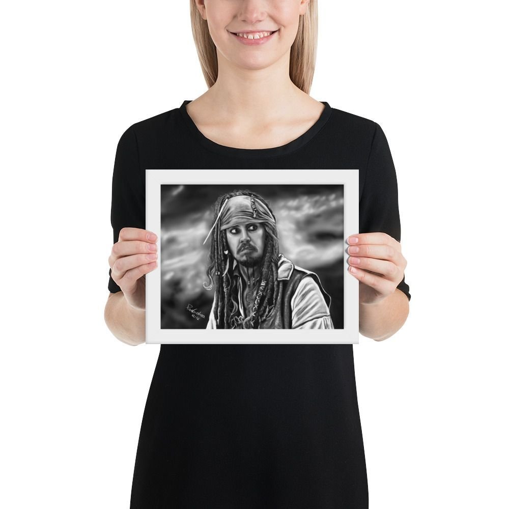 Framed poster Scared Jack Sparrow - Image 12