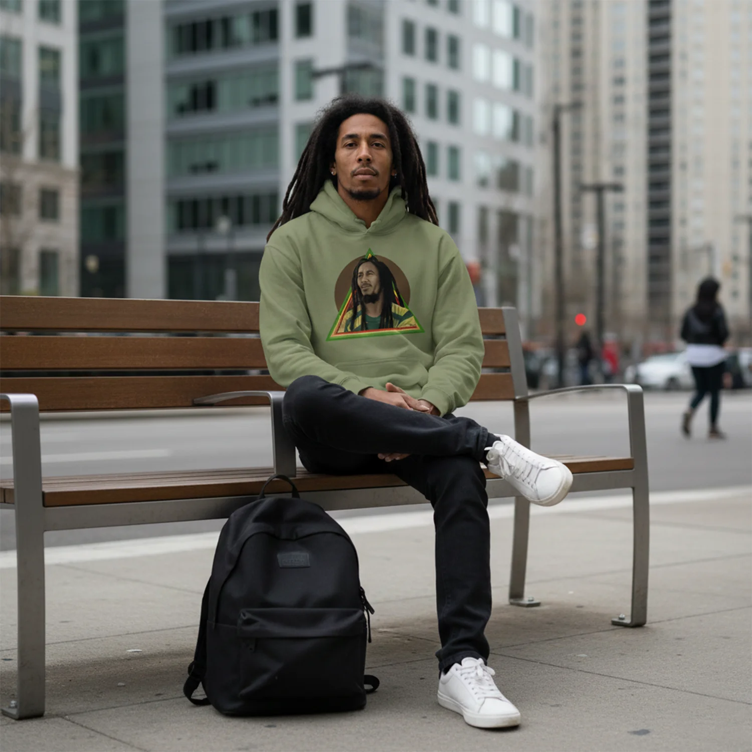 Marley Illustration Unisex Hoodie - Image 2
