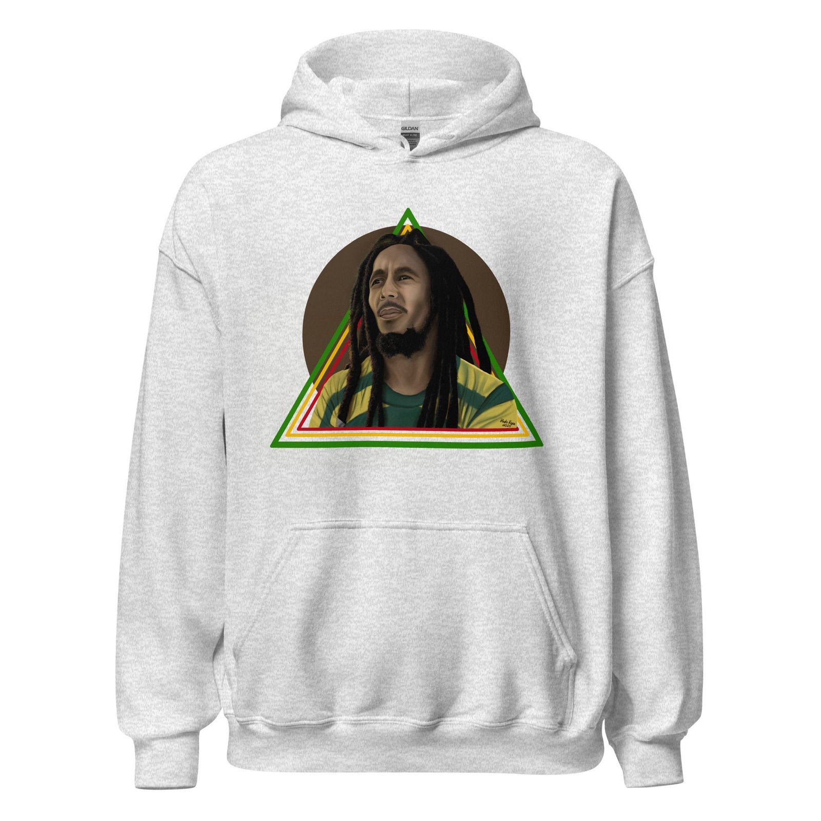 Marley Illustration Unisex Hoodie - Image 9