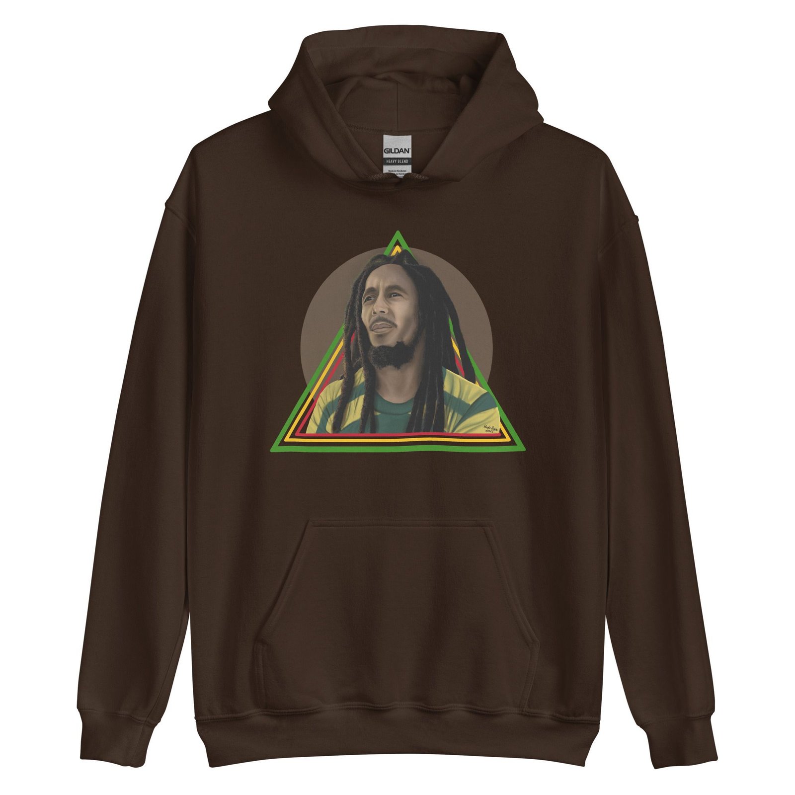 Marley Illustration Unisex Hoodie - Image 4
