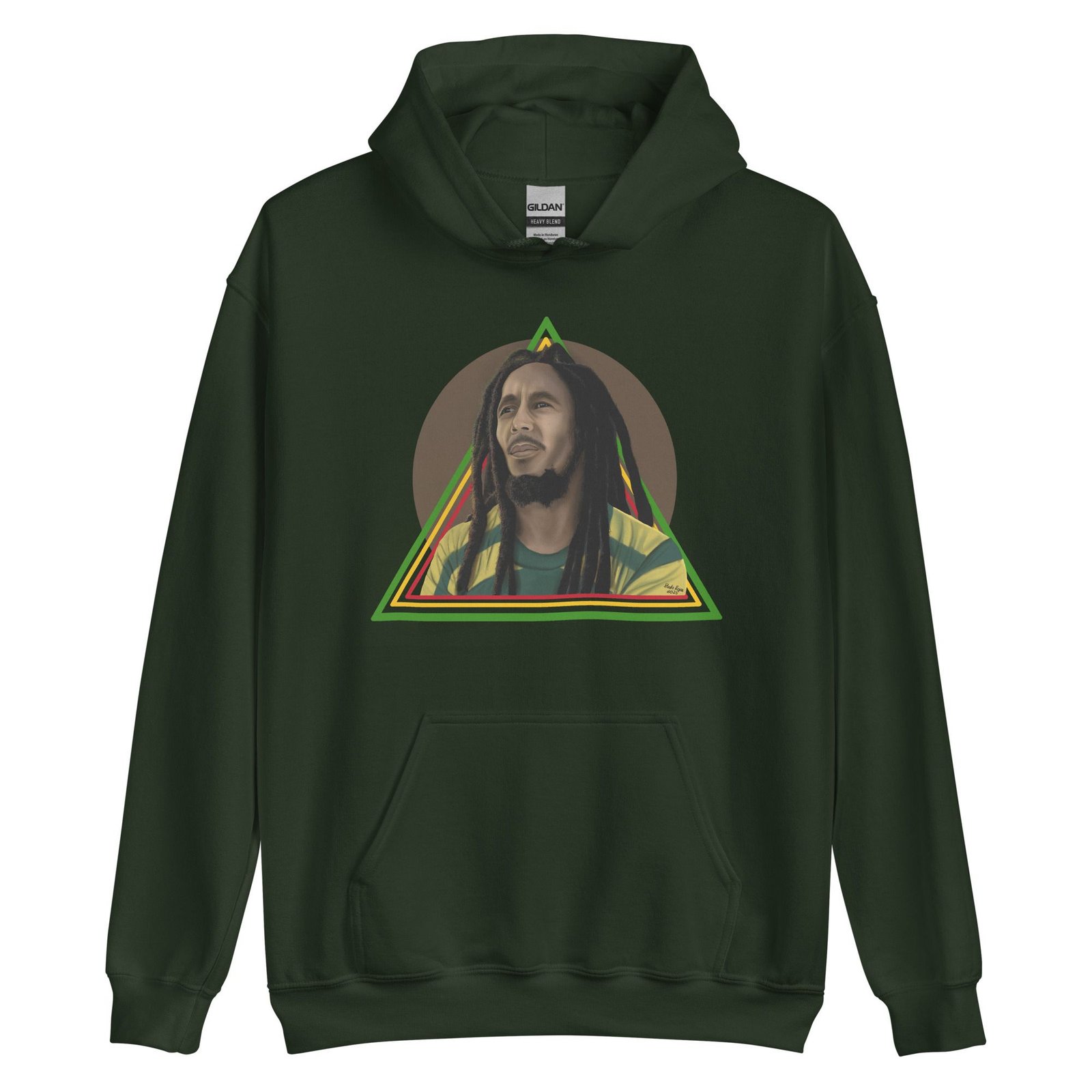 Marley Illustration Unisex Hoodie - Image 5