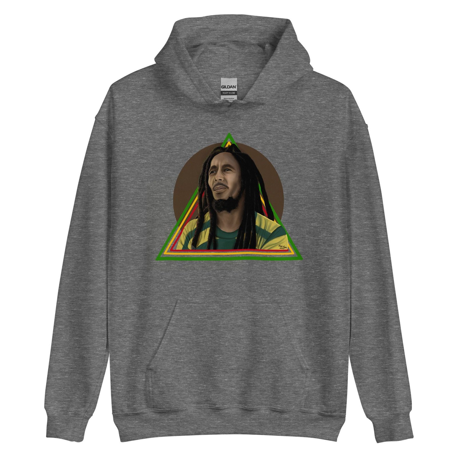 Marley Illustration Unisex Hoodie - Image 7