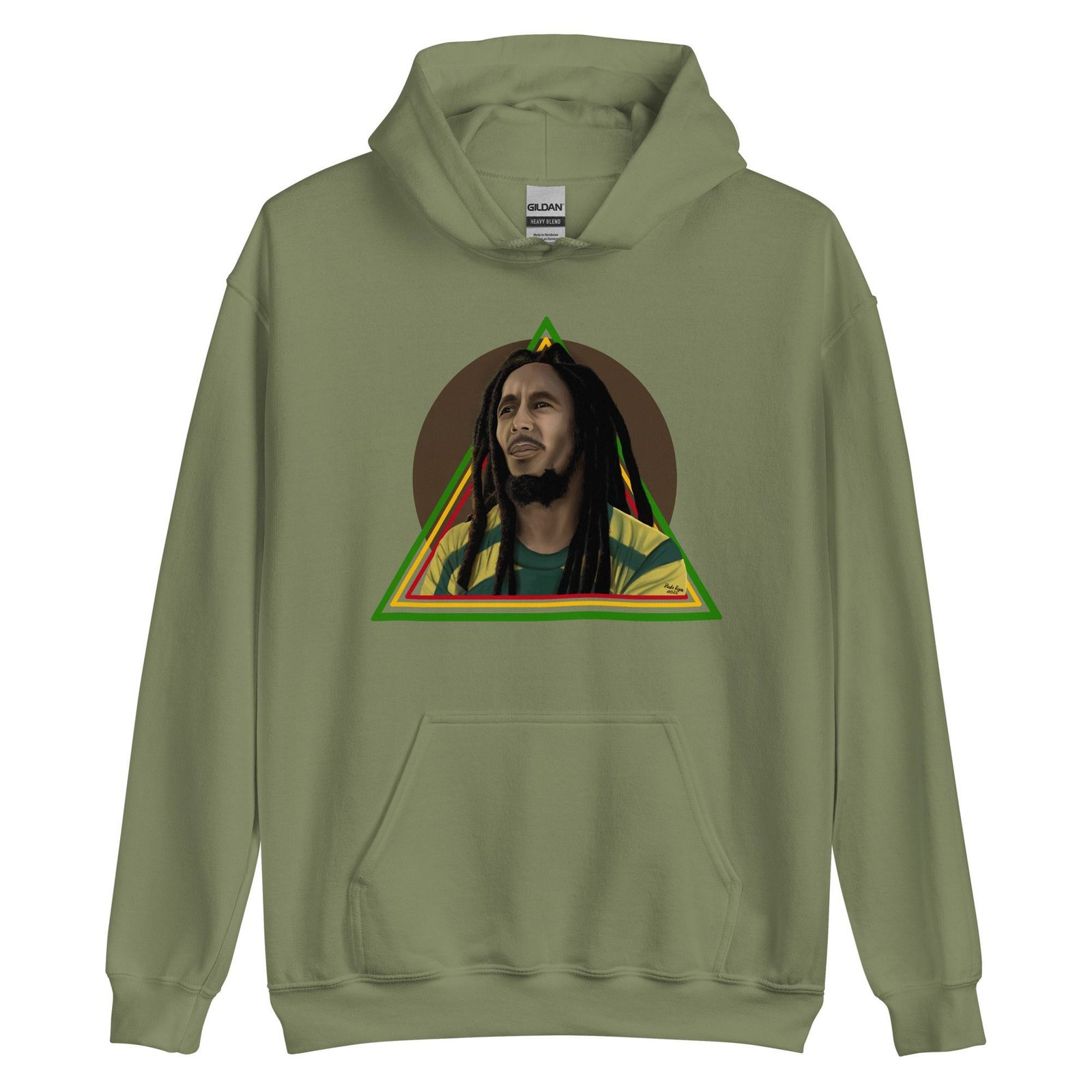 Marley Illustration Unisex Hoodie - Image 8