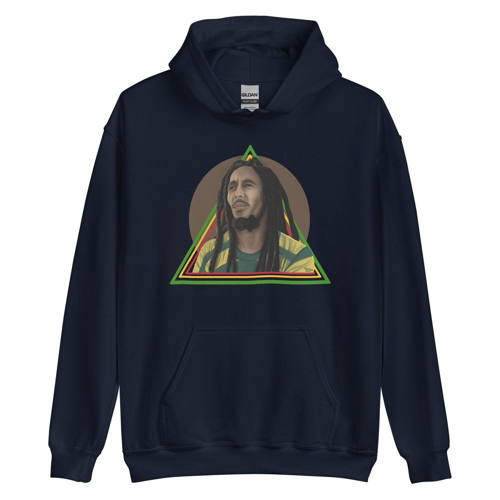Marley Illustration Unisex Hoodie - Image 3