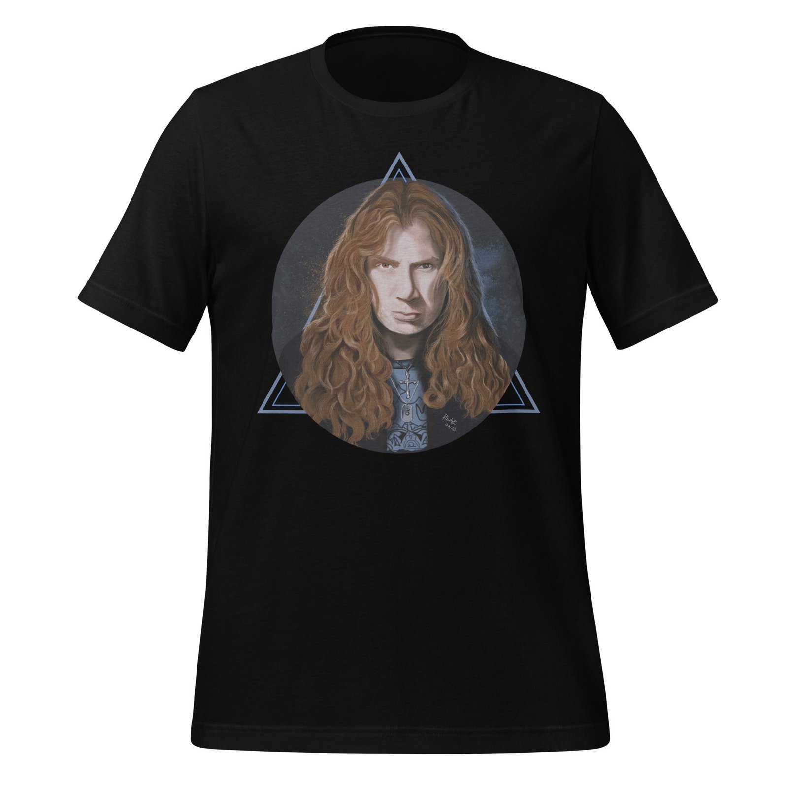 Dave Mustaine Illustrated Unisex T-shirt - Image 5