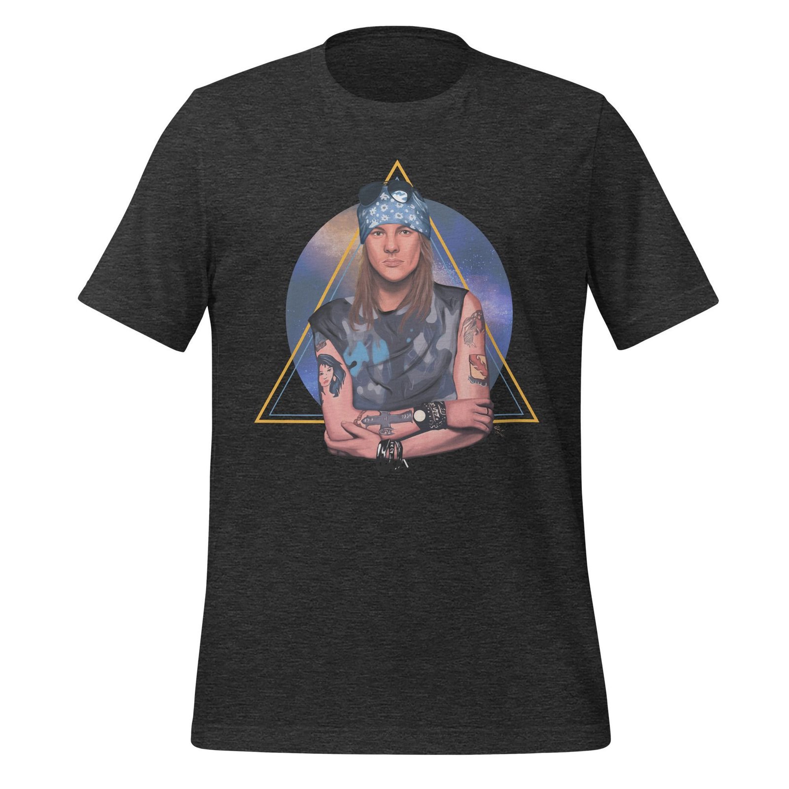 Axl Rose Illustrated Unisex T-Shirt - Imagen 8