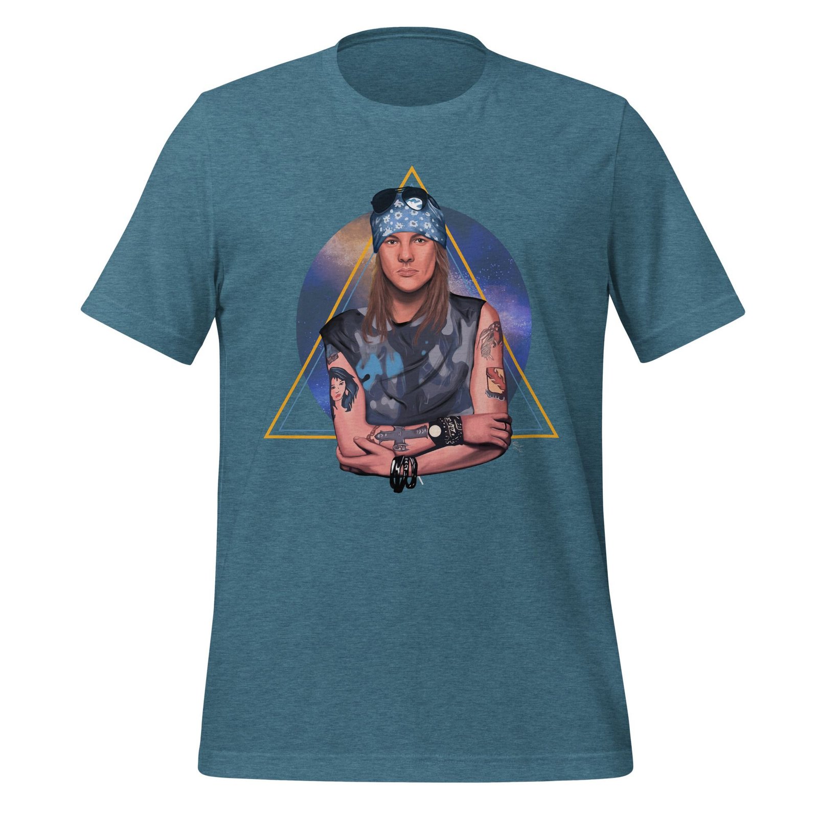 Axl Rose Illustrated Unisex T-Shirt - Imagen 10