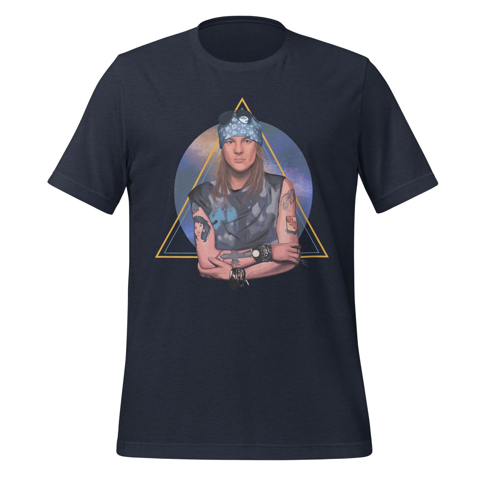 Axl Rose Illustrated Unisex T-Shirt - Imagen 3