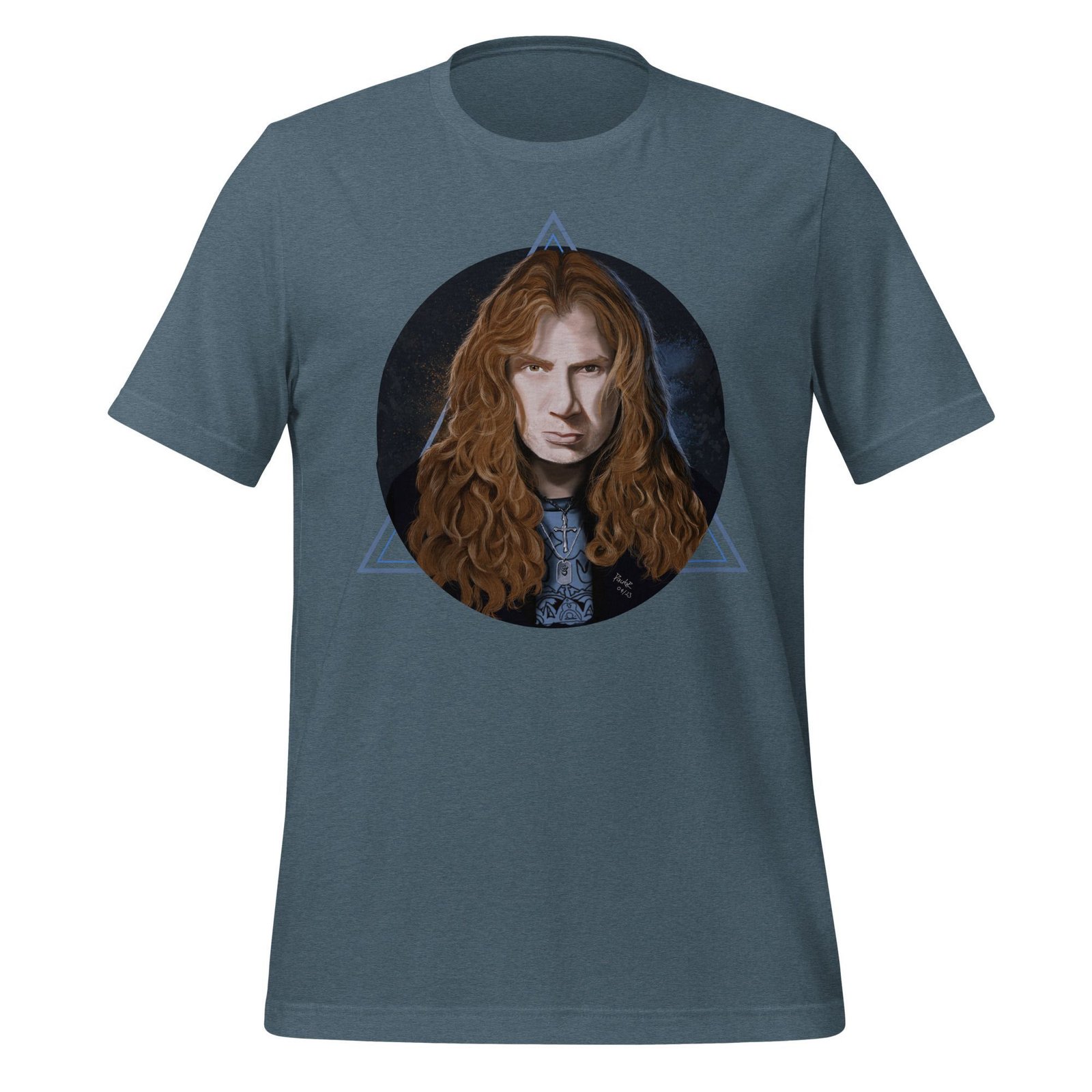 Dave Mustaine Illustrated Unisex T-shirt - Image 9