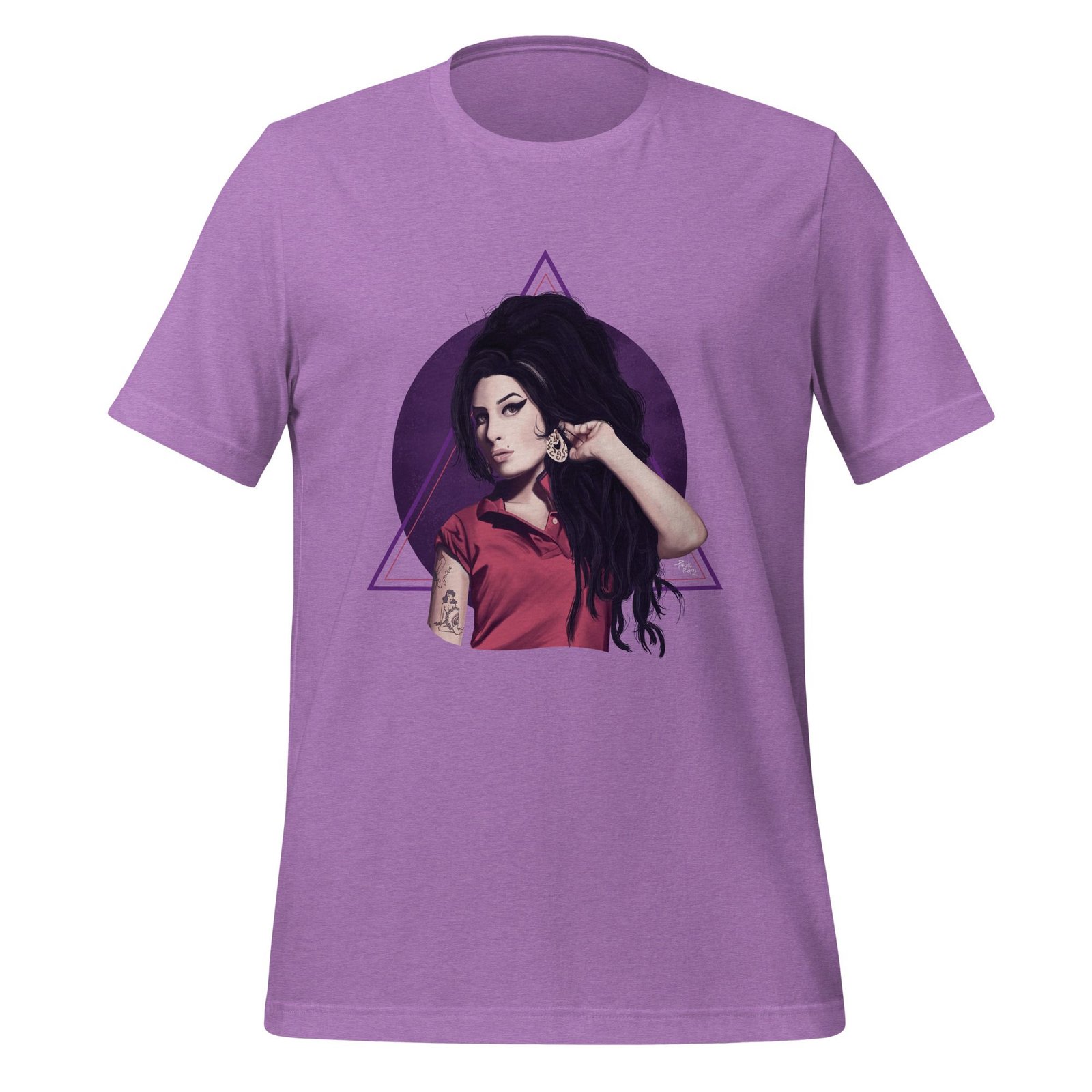 Amy Illustrated Unisex T-Shirt - Image 4