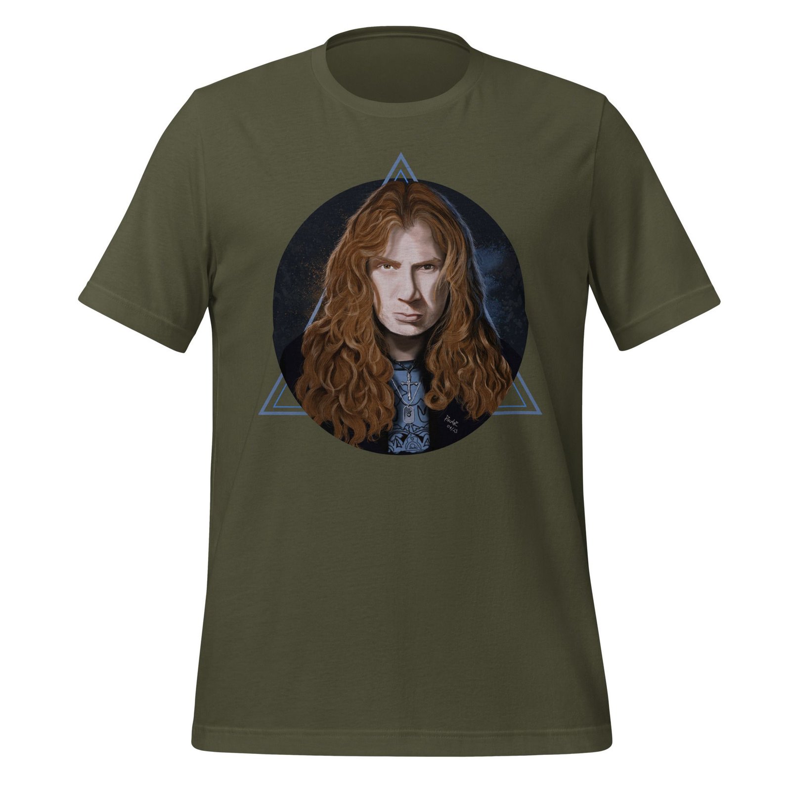 Dave Mustaine Illustrated Unisex T-shirt - Image 8