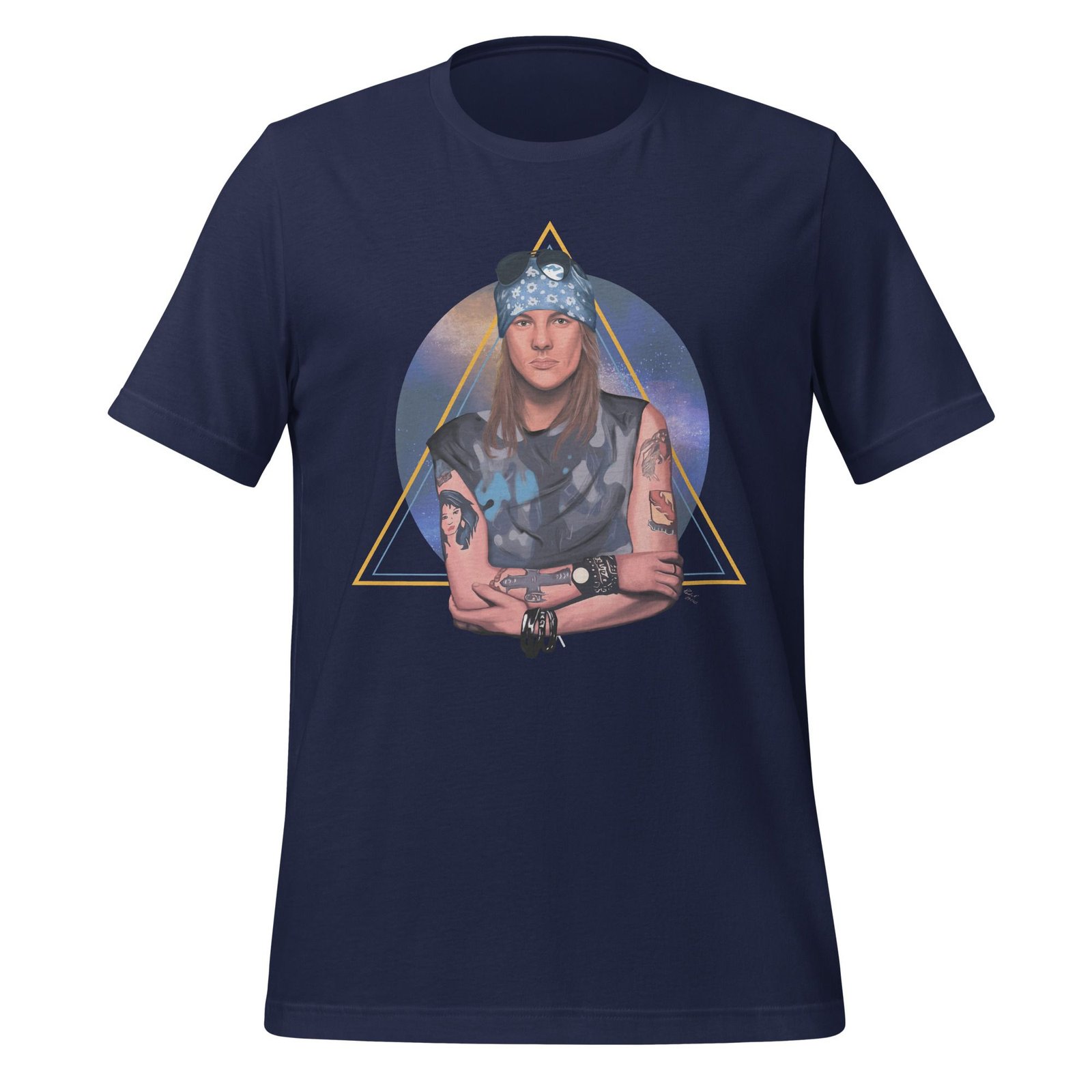 Axl Rose Illustrated Unisex T-Shirt - Imagen 6